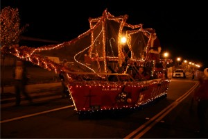 Magic Ship Preparing for Holiday Parade